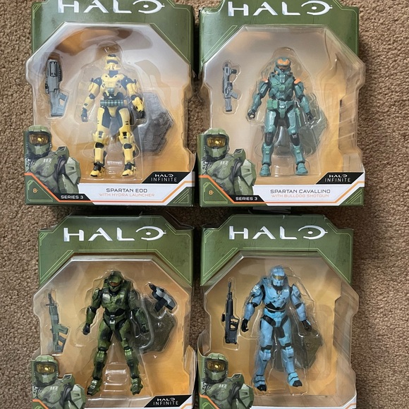 Halo Infinite Jazwares Wicked Cool Toys WCT 3.75" (Series 3/4) Lot of 4 Figures - Picture 1 of 8